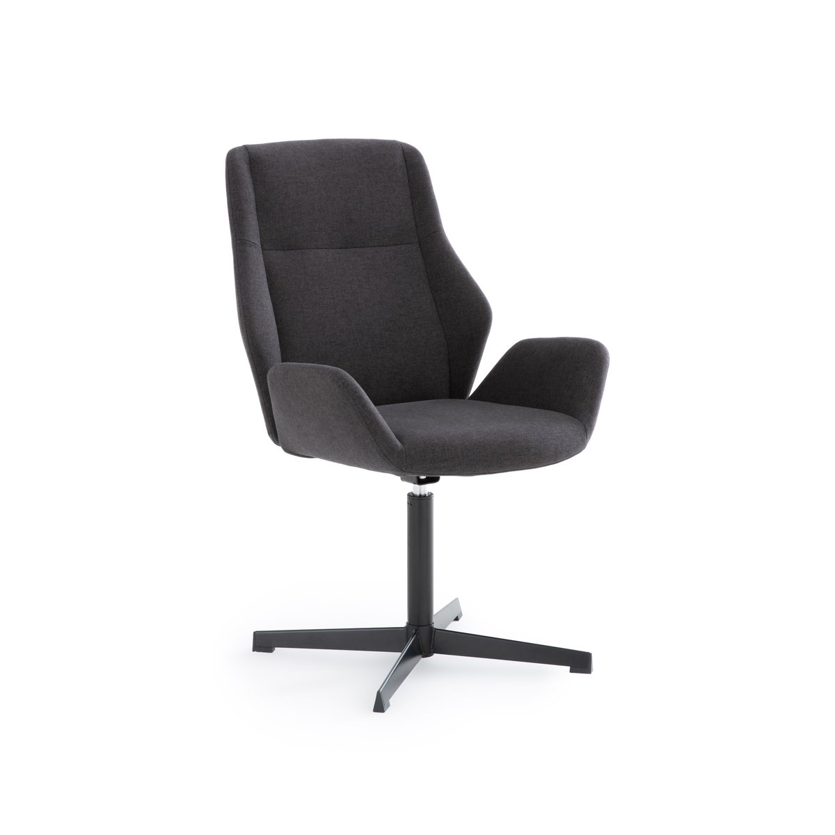 Кресло LaRedoute Кресло Офисное вращающееся Arlon единый размер серый кресло laredoute офисное вращающееся quilda единый размер серый