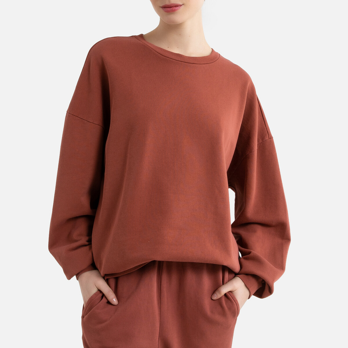 

Свитшот LaRedoute, Красный, С круглым вырезом XS/S красный