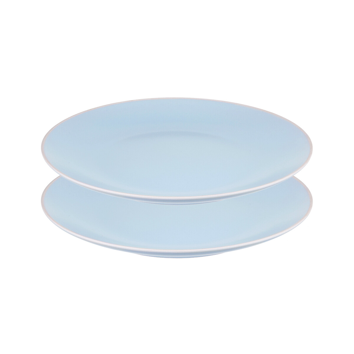 цена Набор обеденных тарелок Simplicity 26 см 2 шт единый размер синий