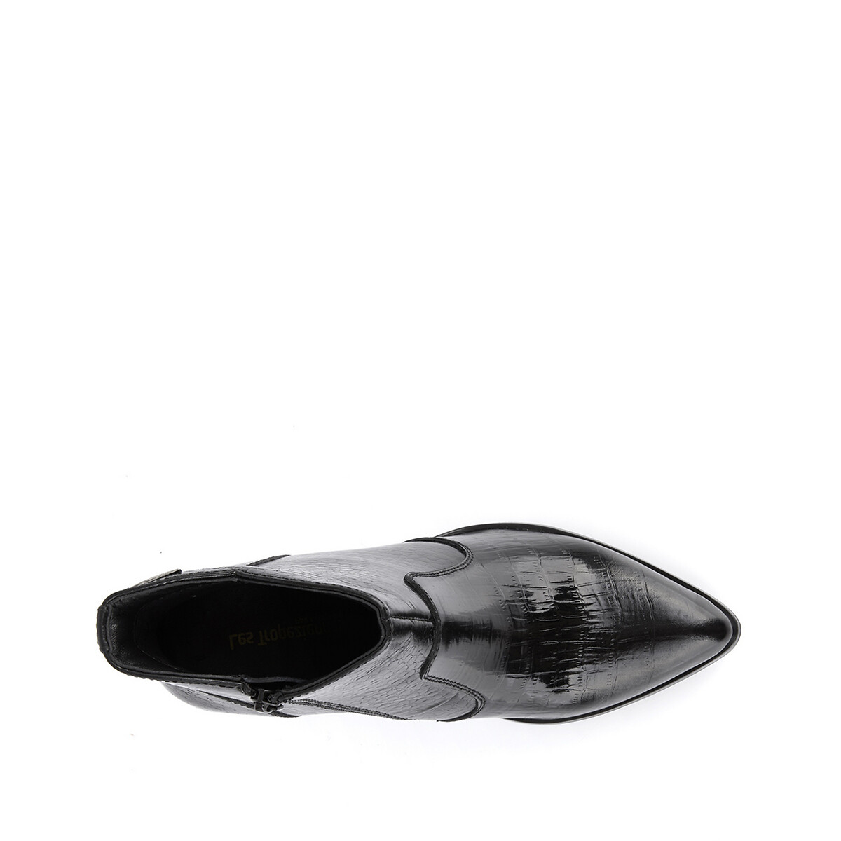 Ботинки La Redoute Из кожи Kinko 36 черный, размер 36 - фото 3