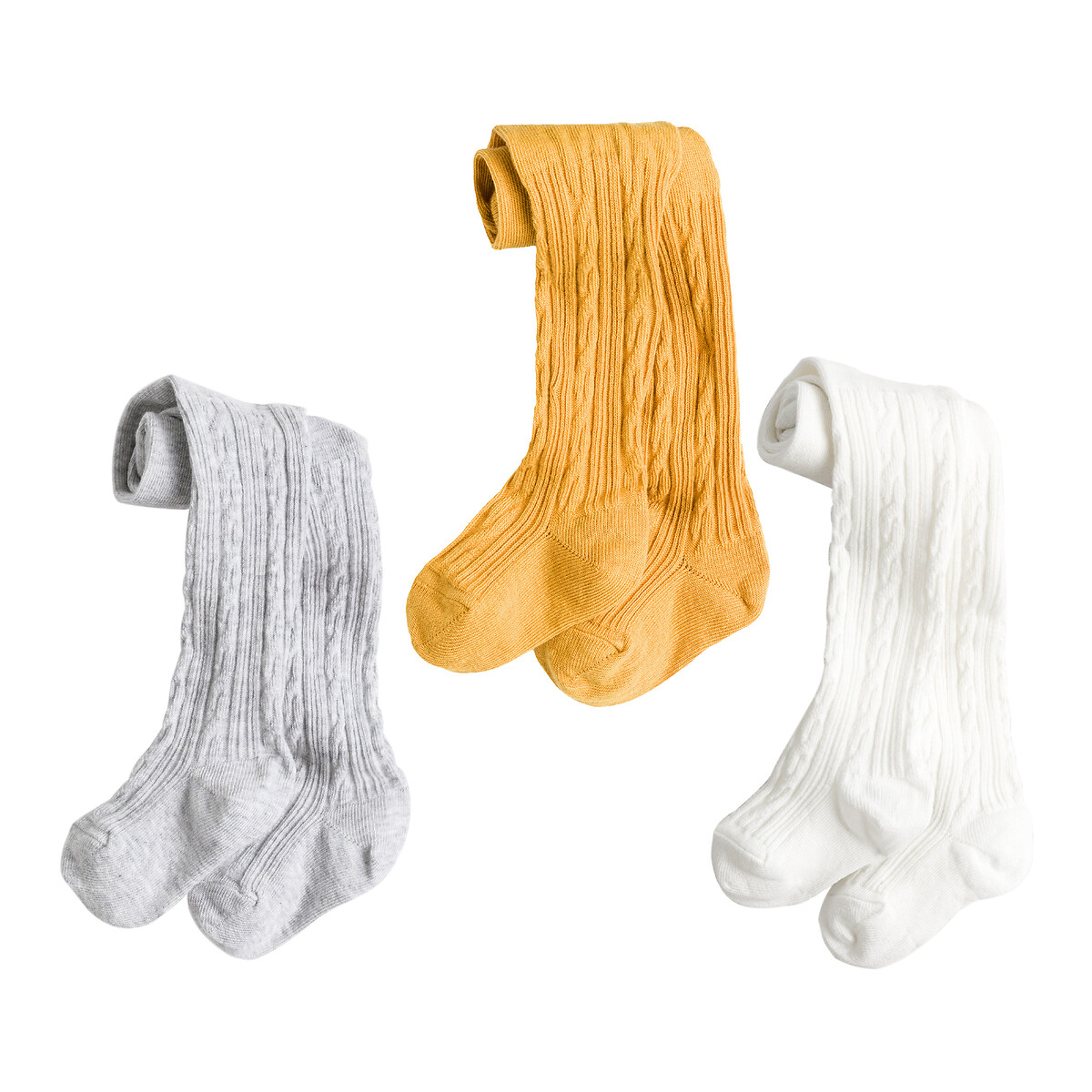 

Комплект из 3 колготок из LA REDOUTE COLLECTIONS, Бежевый, Биохлопка размеры 1518-2326 19/22 бежевый