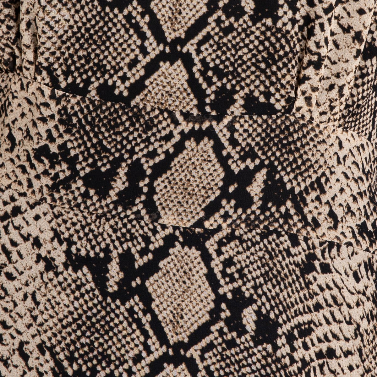 Платье La Redoute С рисунком под кожу питона и длинными рукавами CAMILA 2(M) каштановый, размер 2(M) С рисунком под кожу питона и длинными рукавами CAMILA 2(M) каштановый - фото 4