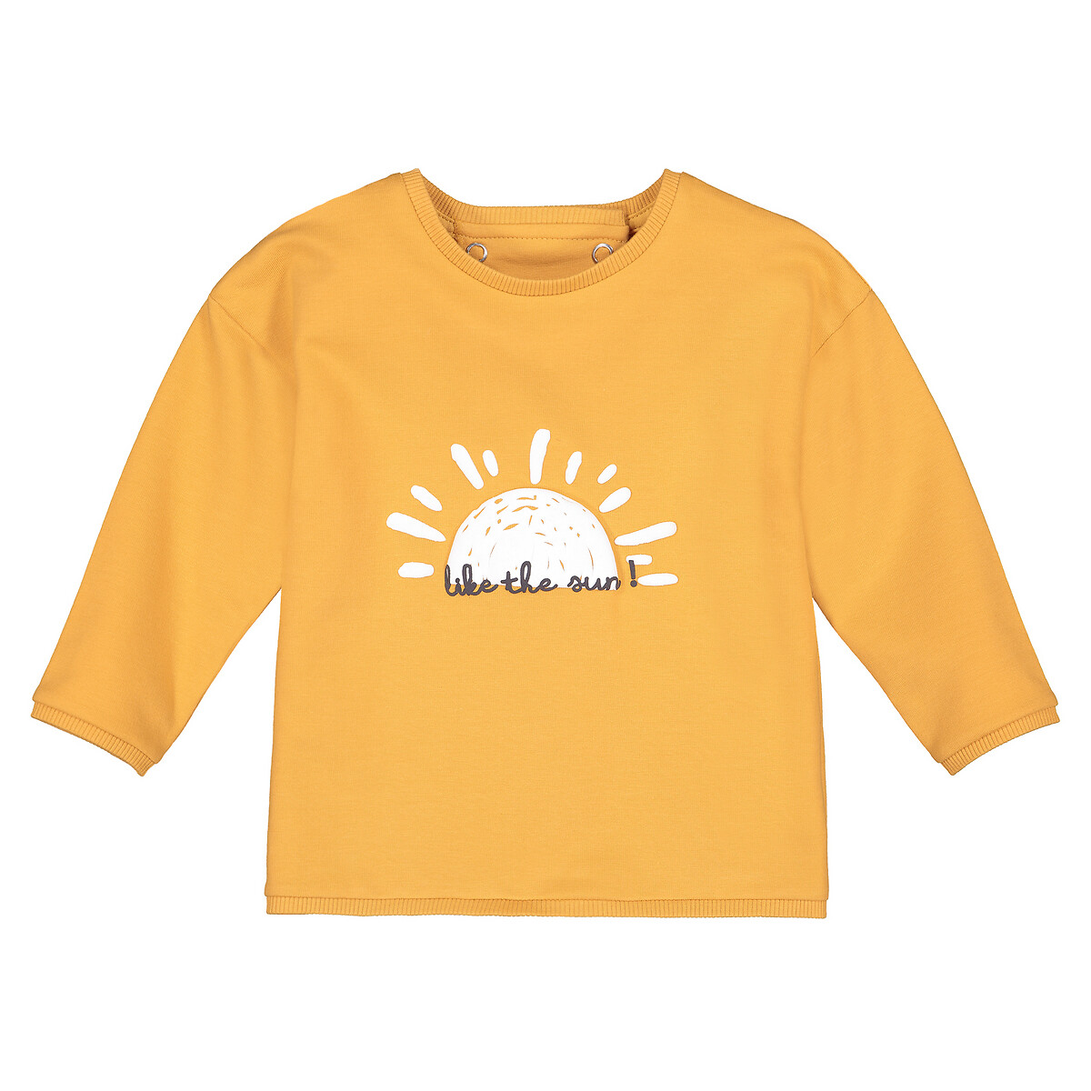 

Свитшот LA REDOUTE COLLECTIONS, Желтый, С круглым вырезом из мольтона биохлопок 1 мес -3 лет 3 мес. - 60 см желтый
