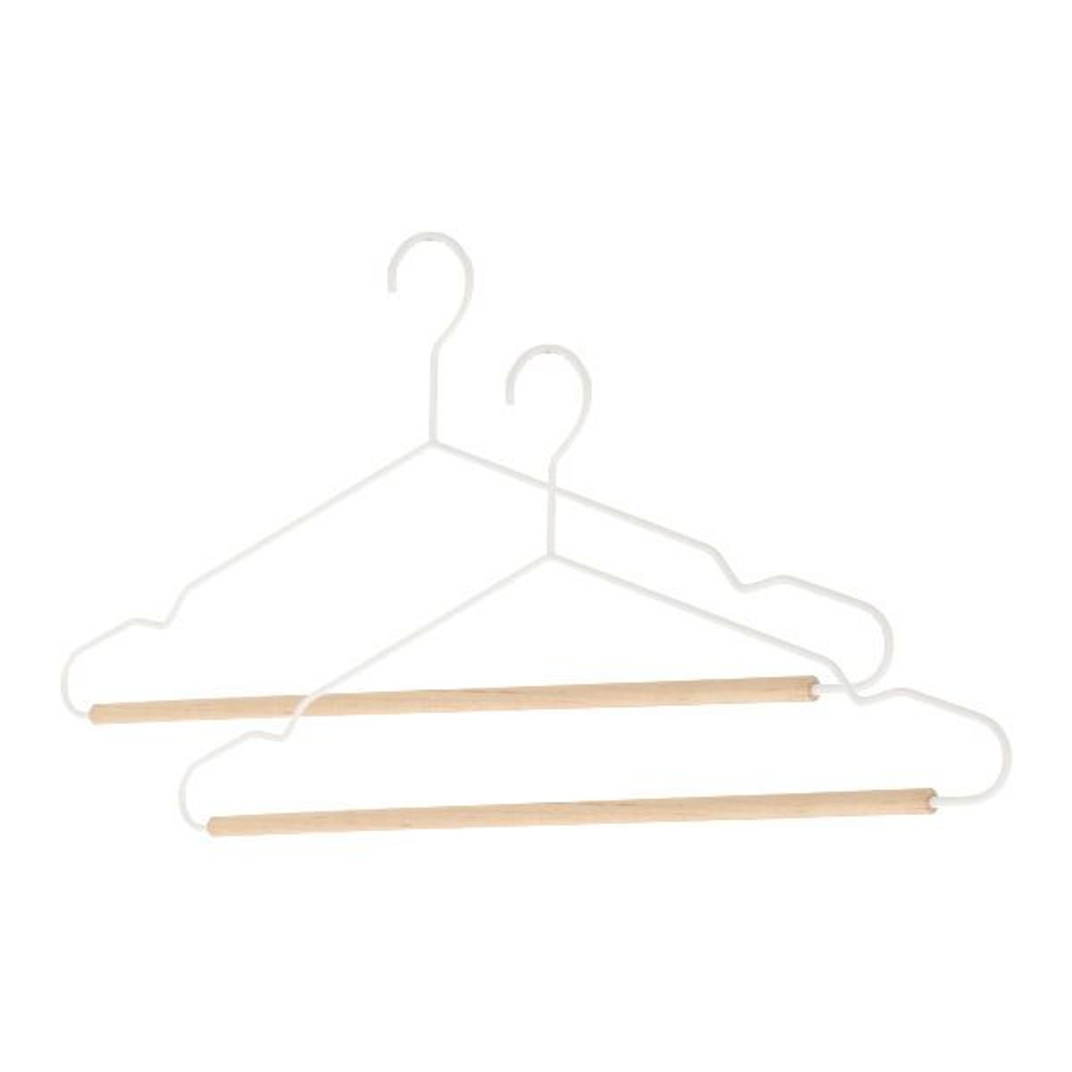 Lot de 2 cintres "Helsinski" et bois