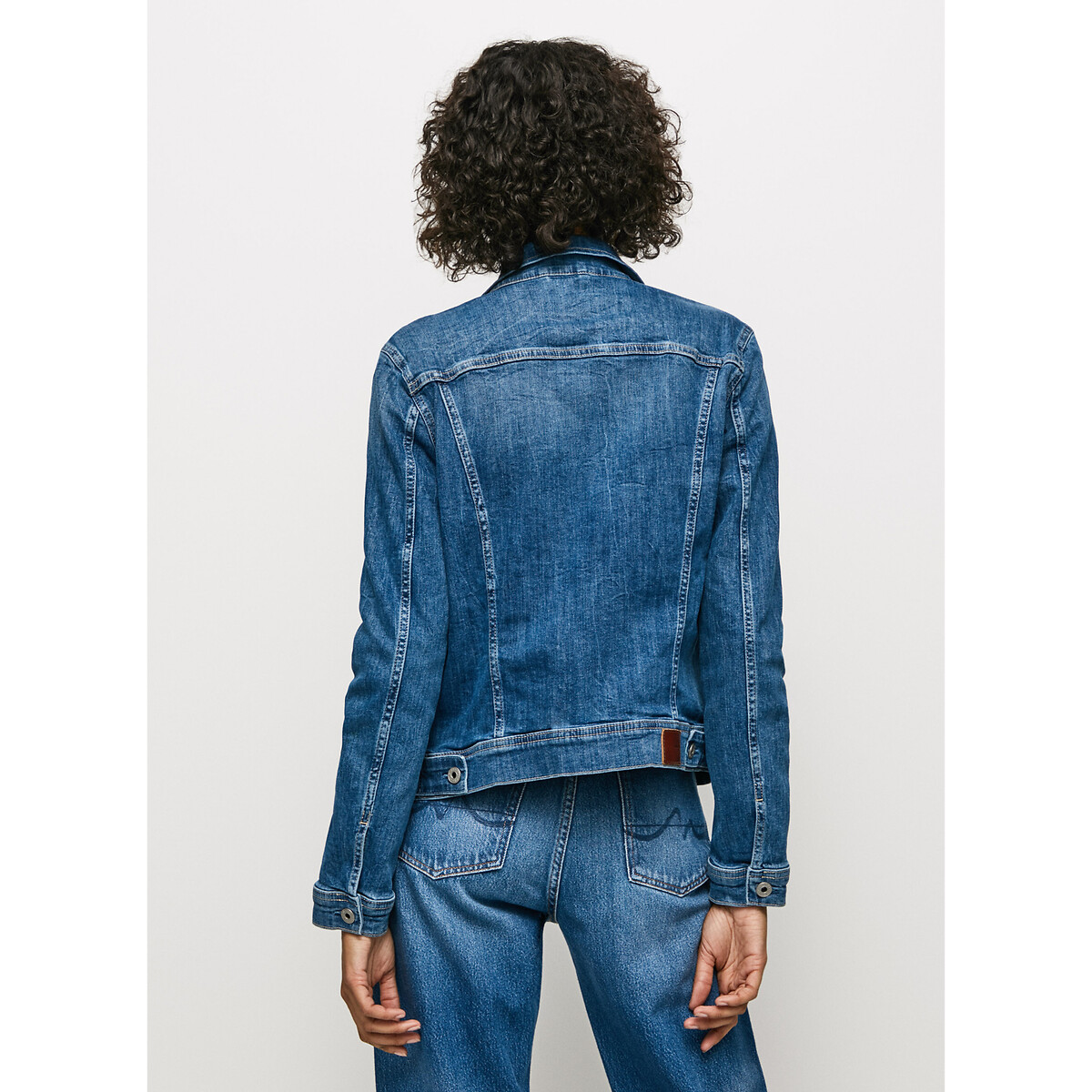 Куртка Прямого покроя из джинсовой ткани XL синий LaRedoute, размер XL - фото 3