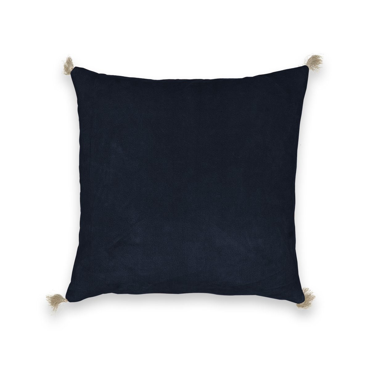 Чехол LaRedoute На подушку велюровый Cacolet 50 x 50 см синий, размер 50 x 50 см