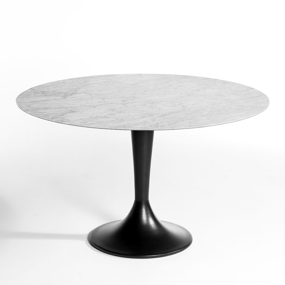Plateau de table marbre Ø120 cm, Aradan