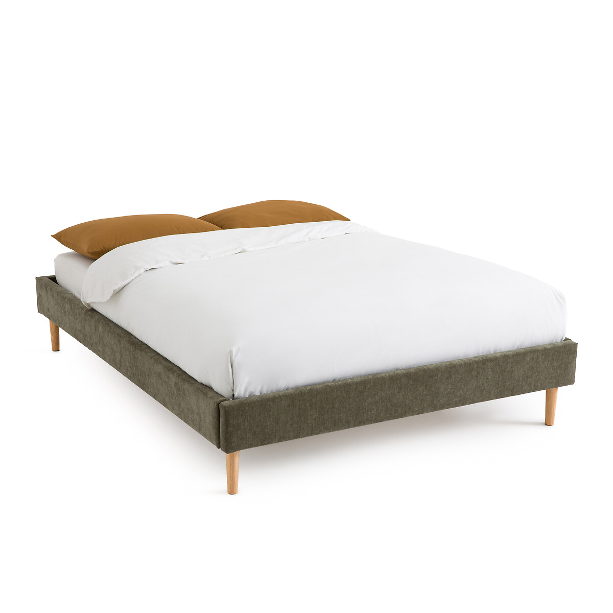 Кровать с кроватным основанием Mijo 160 x 200 см зеленый
