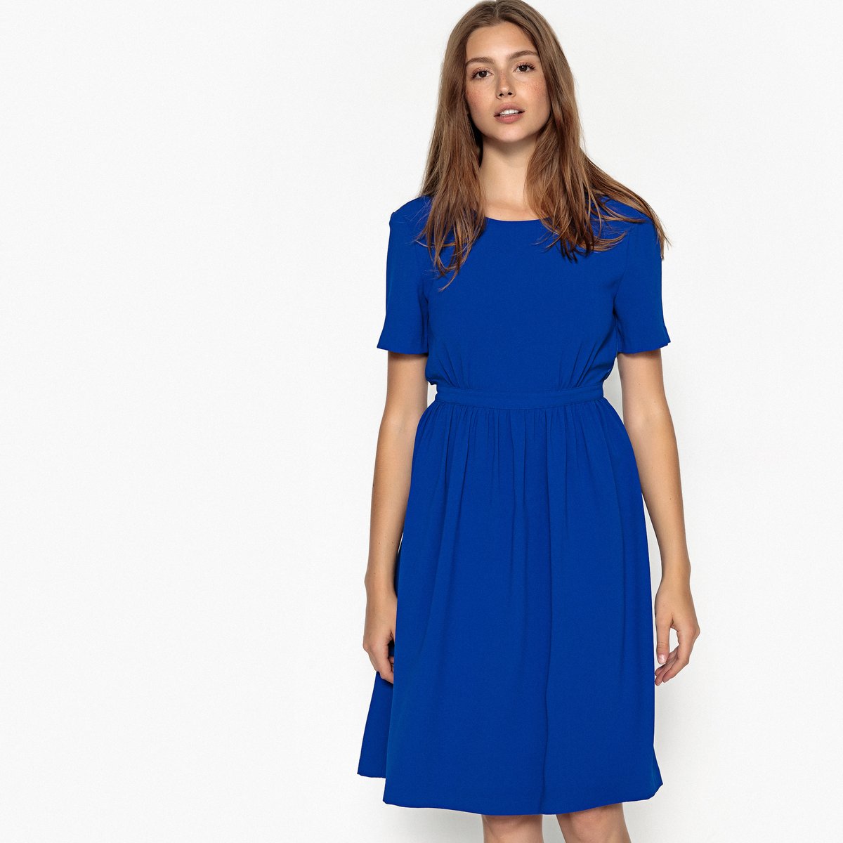 Платье Короткое с открытой спинкой CORTO M синий