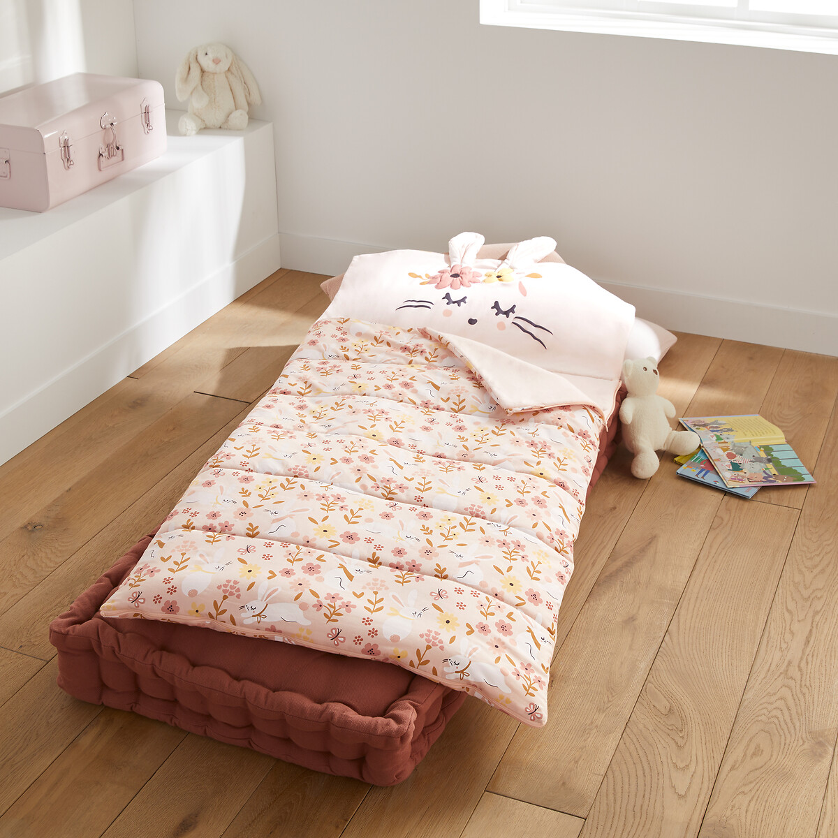 Мешок спальный детский Lapin fleuri  70 x 140 см другие LaRedoute, размер 70 x 140 см