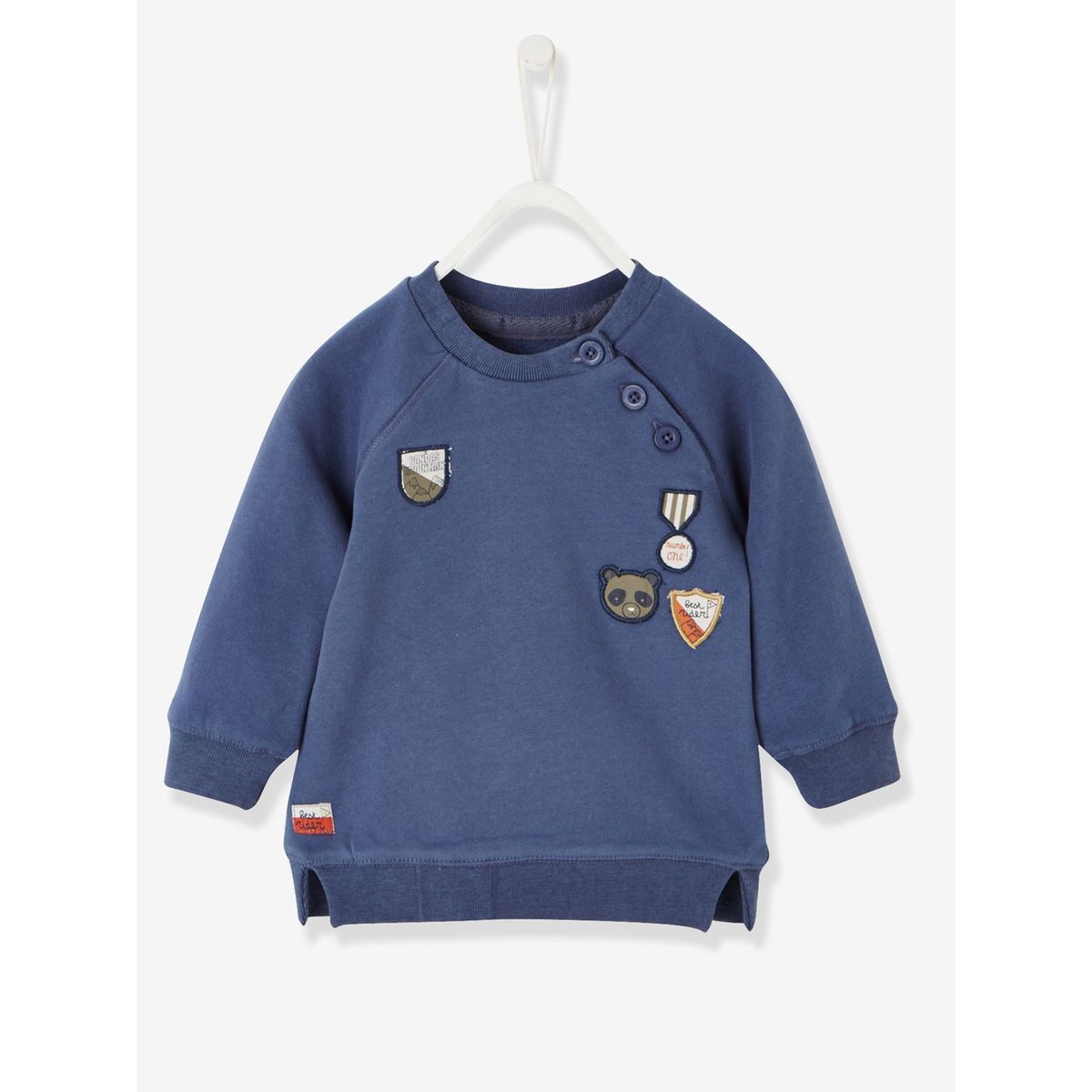 Sweat bébé garçon avec badges