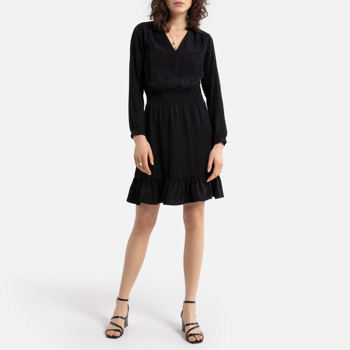 Платье SUD EXPRESS Короткое с длинными рукавами Radmila XS черный, размер XS - фото 2