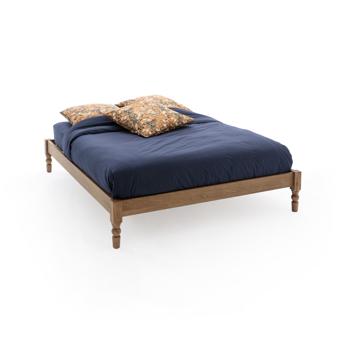 Кровать La Redoute С реечным основанием Trianon 140 x 190 см каштановый, размер 140 x 190 см - фото 1