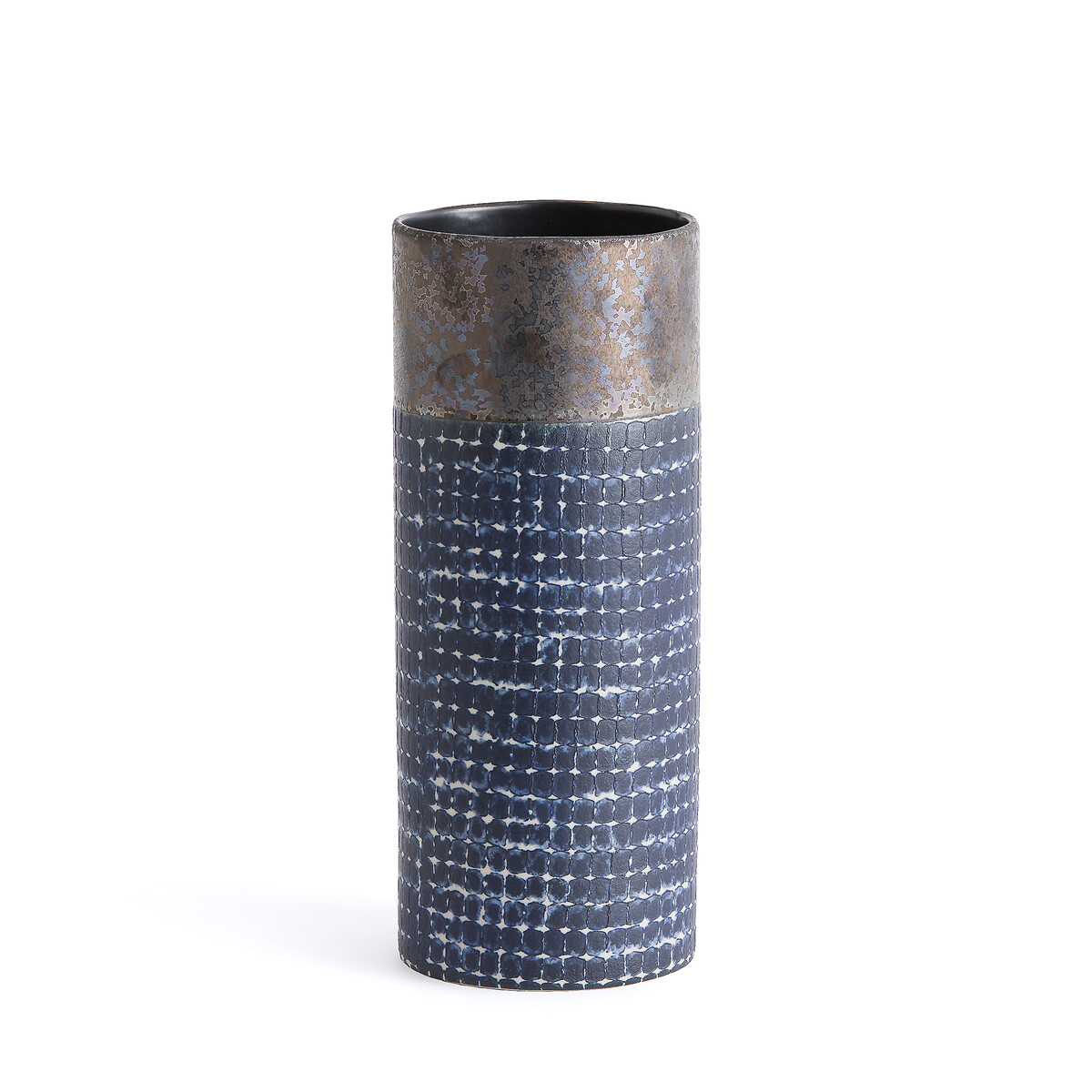 Ваза Из эмалированной керамики В27 см Altadill единый размер синий