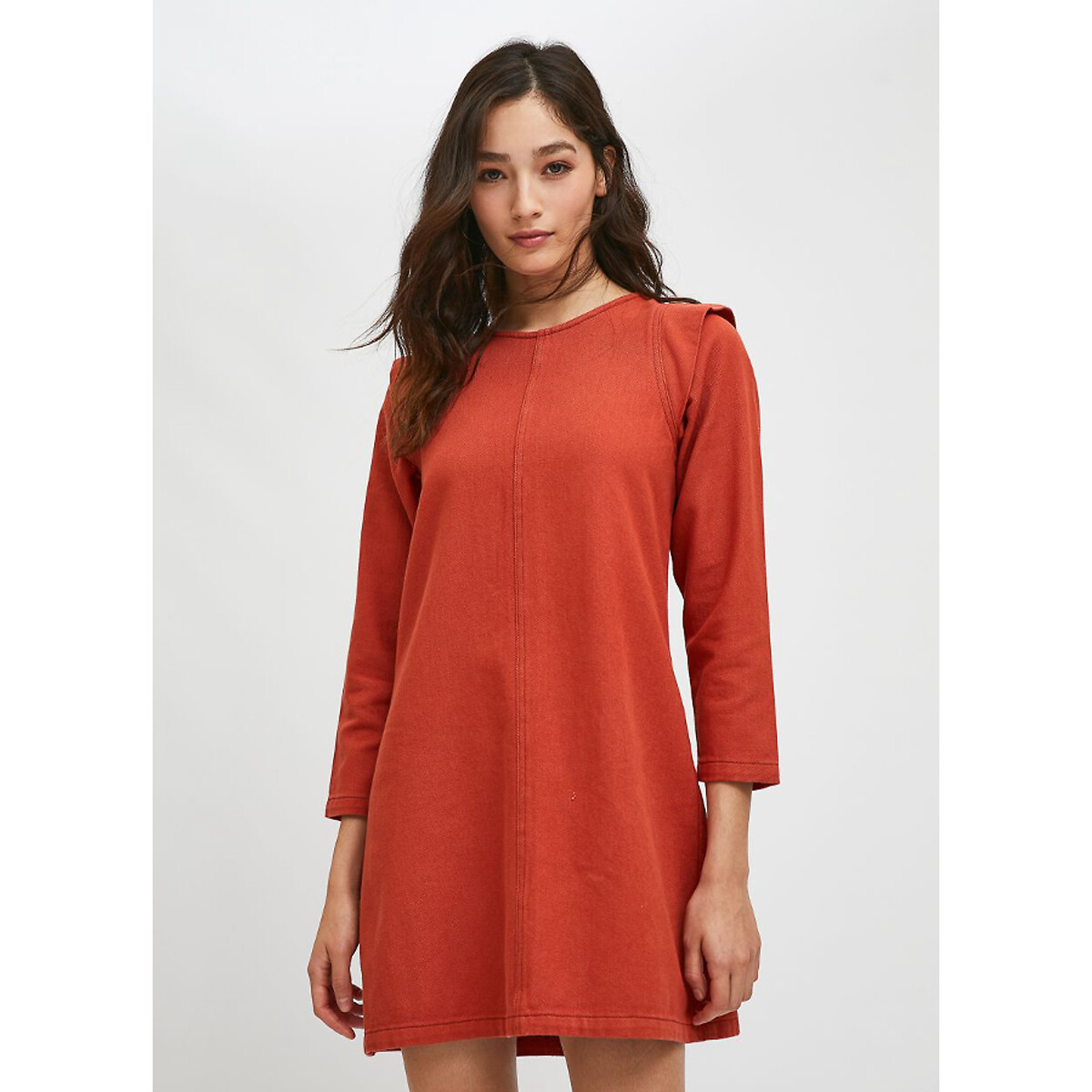 Короткое платье с рукавами 34 L оранжевый короткое платье с рукавами 34 l оранжевый