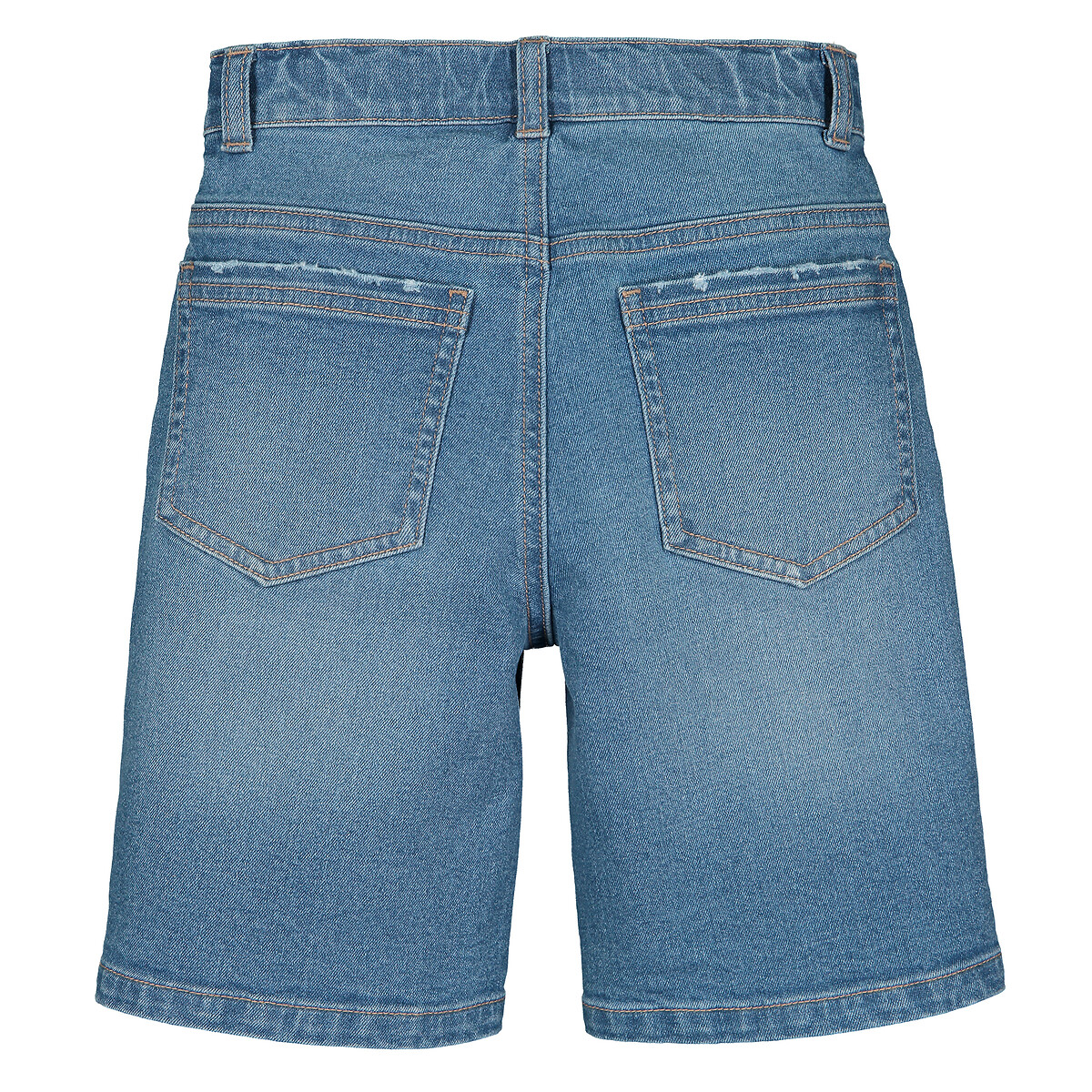 Бермуды LA REDOUTE COLLECTIONS Из джинсовой ткани 3-12 лет 10 синий, размер 10 - фото 4