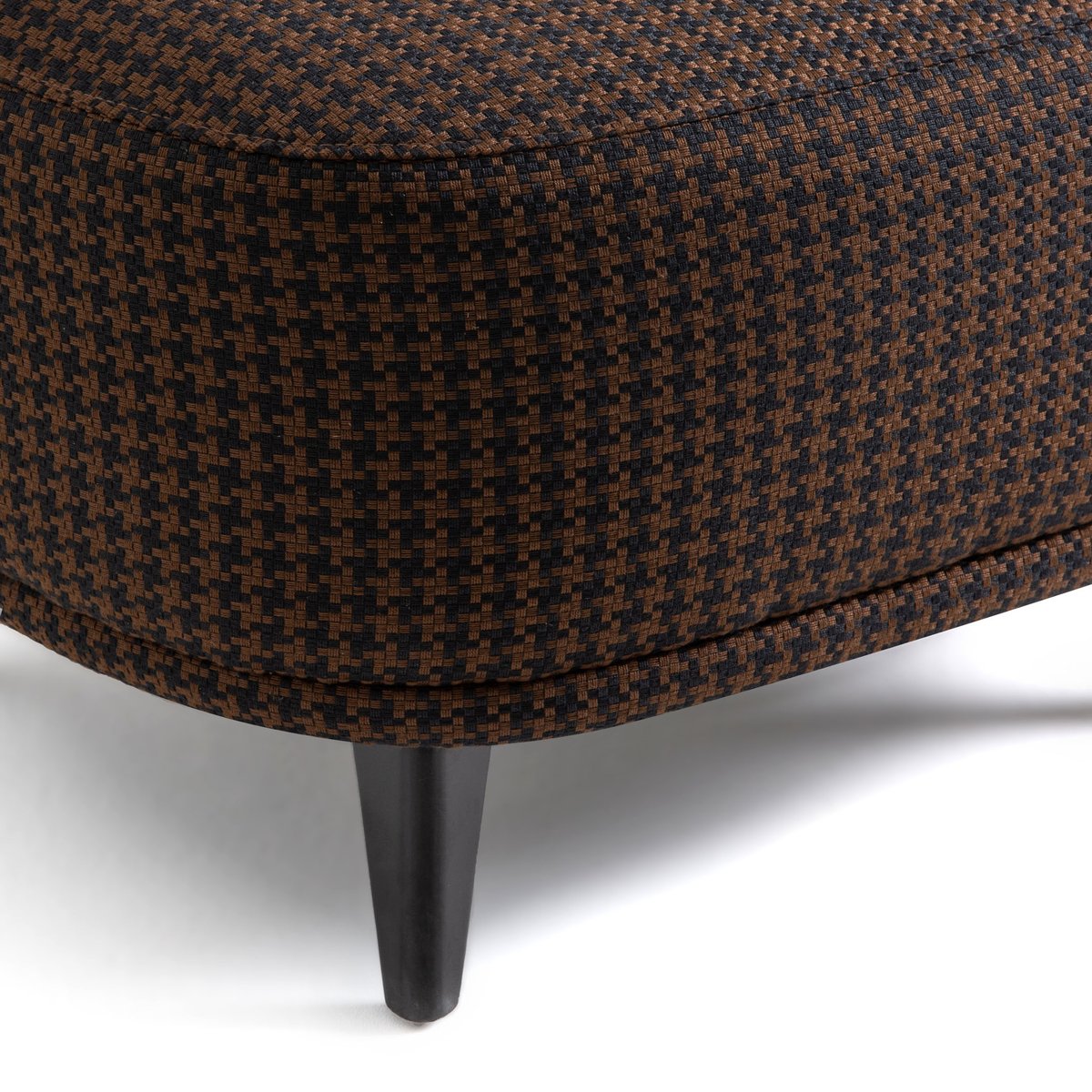 Кресло La Redoute Низкое с зигзагообразным орнаментом L Odalie дизайн ЭГаллины единый размер каштановый - фото 5