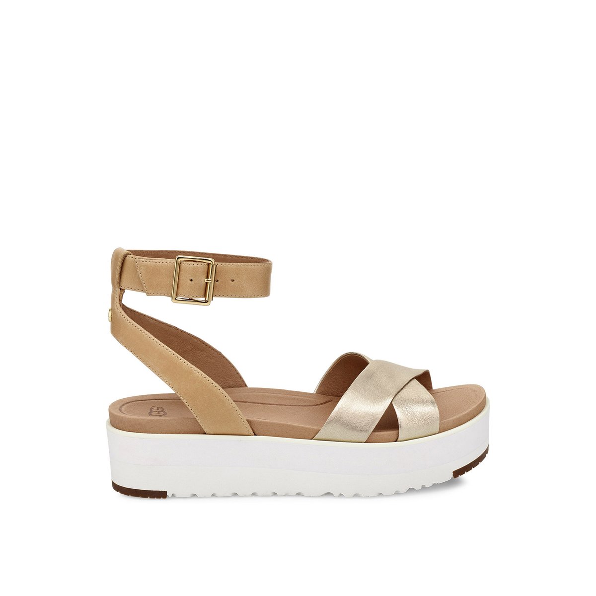 Piel Metallic Cuña De Tacón Tipton Sandalias Con vm8nO0wyN