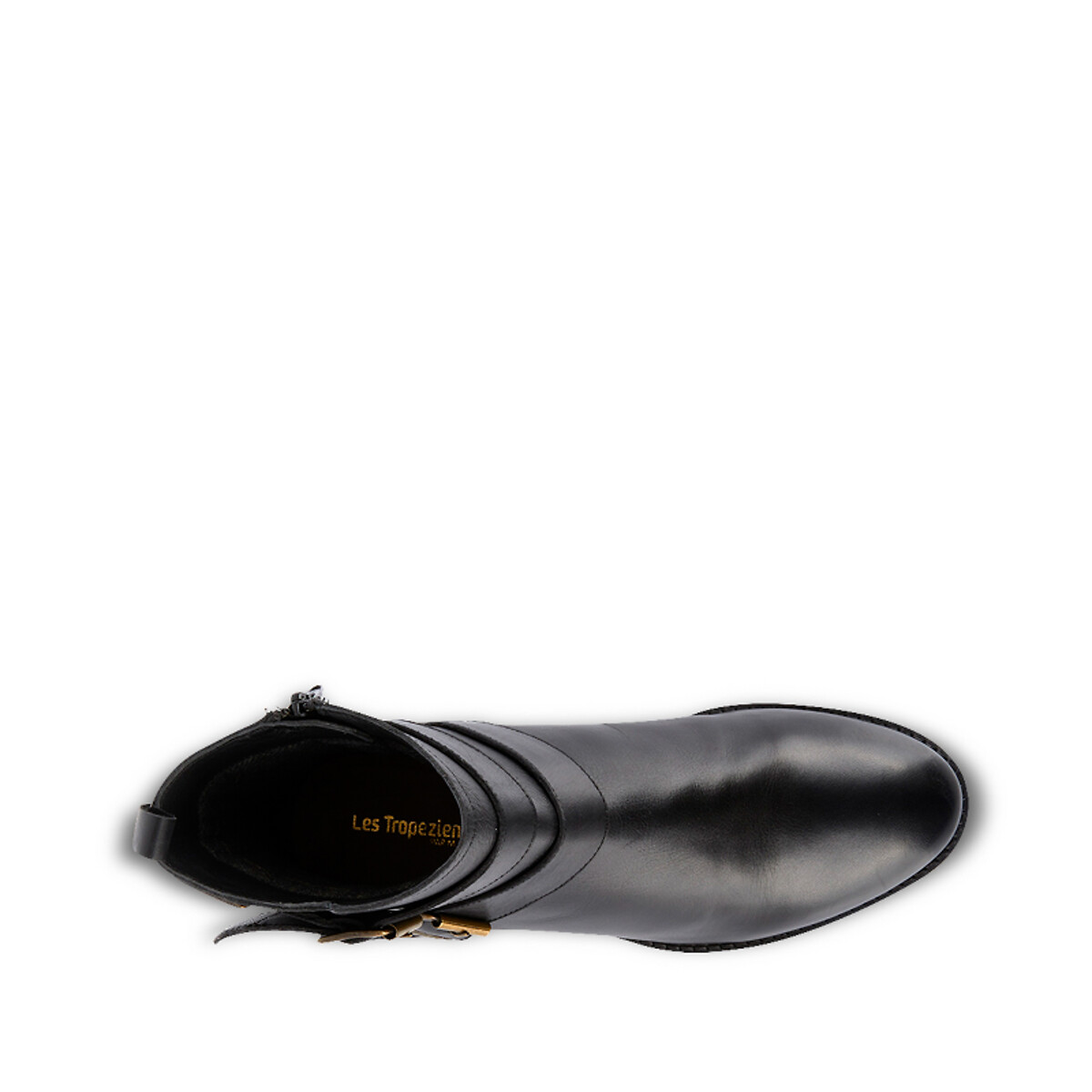 Ботинки LaRedoute Из кожи Will 38 черный, размер 38 - фото 3