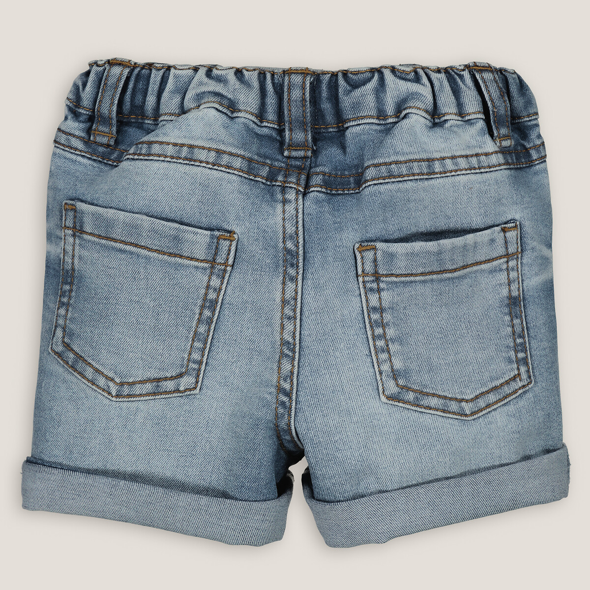 Шорты из джинсовой ткани  3 года - 94 см синий LaRedoute, размер 3 года - 94 см - фото 4