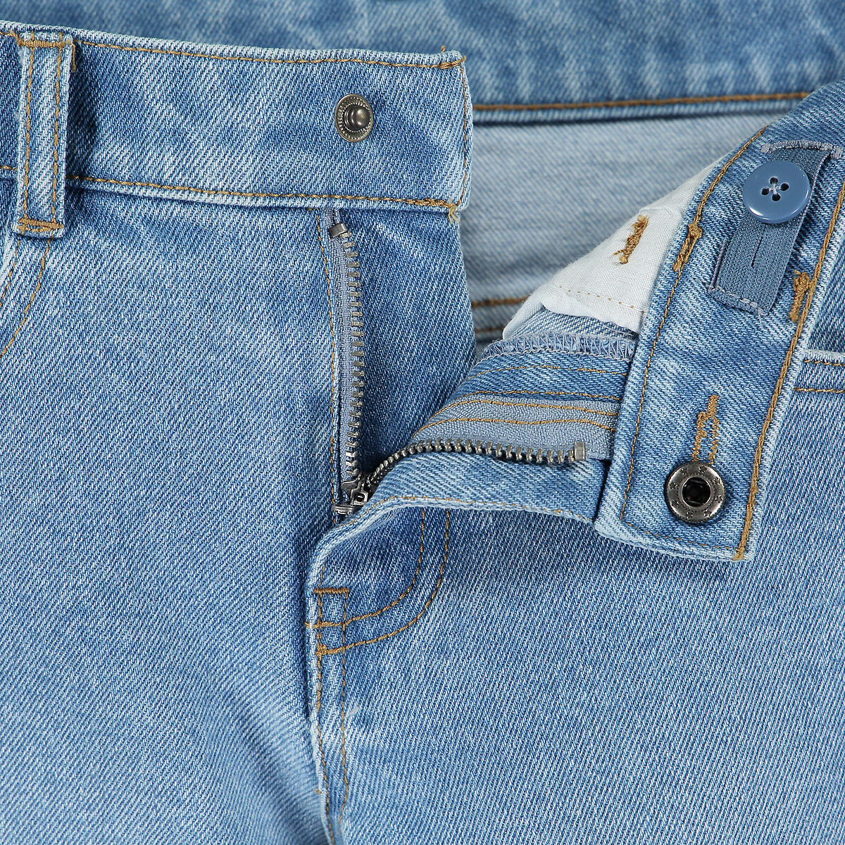 Бермуды LA REDOUTE COLLECTIONS Из джинсовой ткани 3-12 лет 3 синий, размер 3 - фото 5