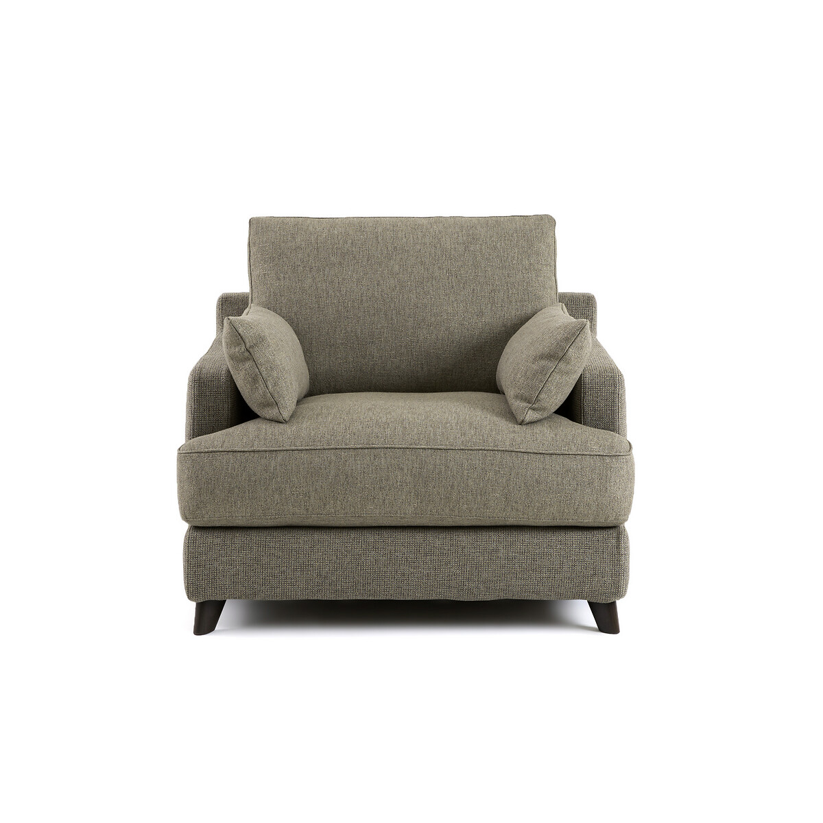 Fauteuil texturé viscose lin, Alwine