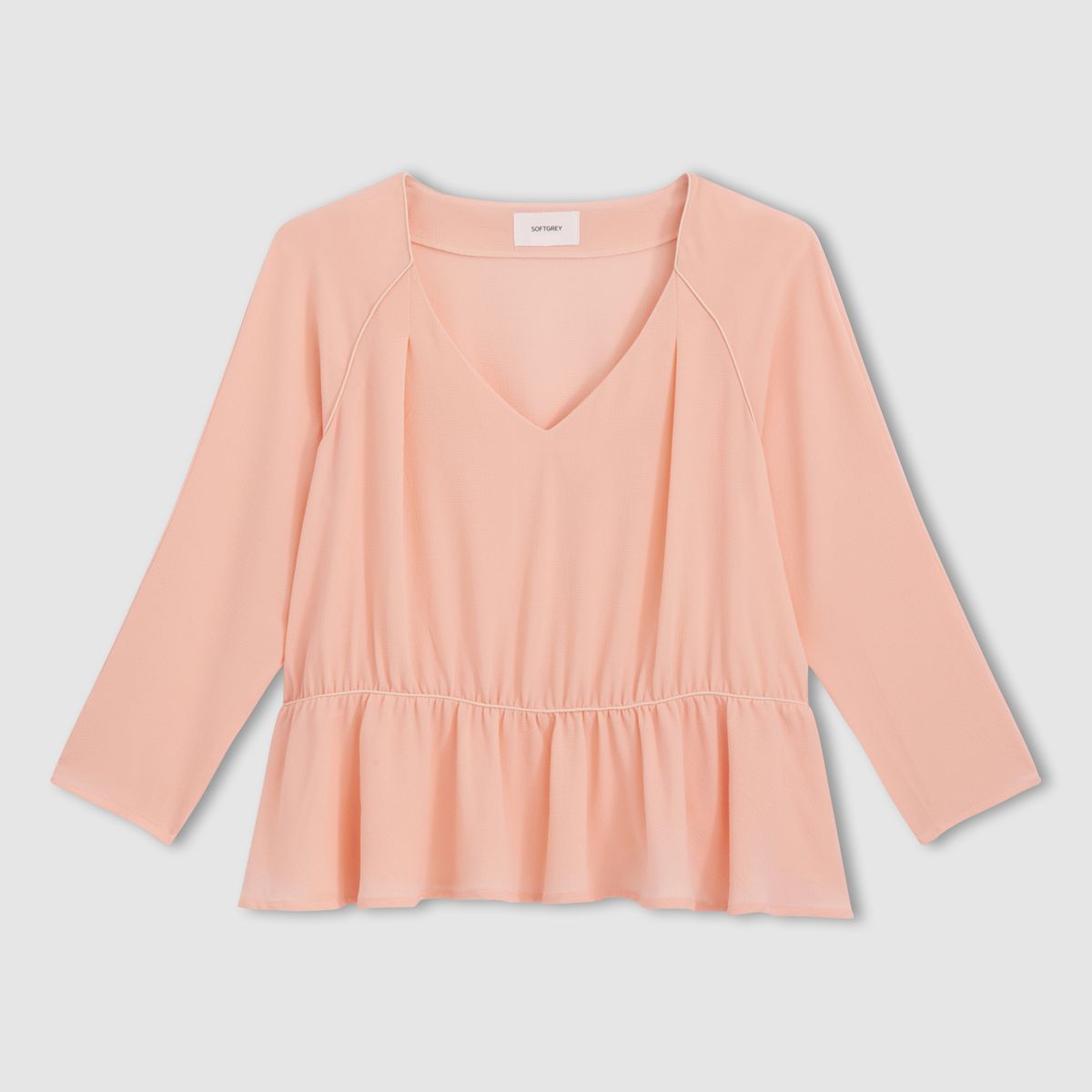 Blouse fluide à basque