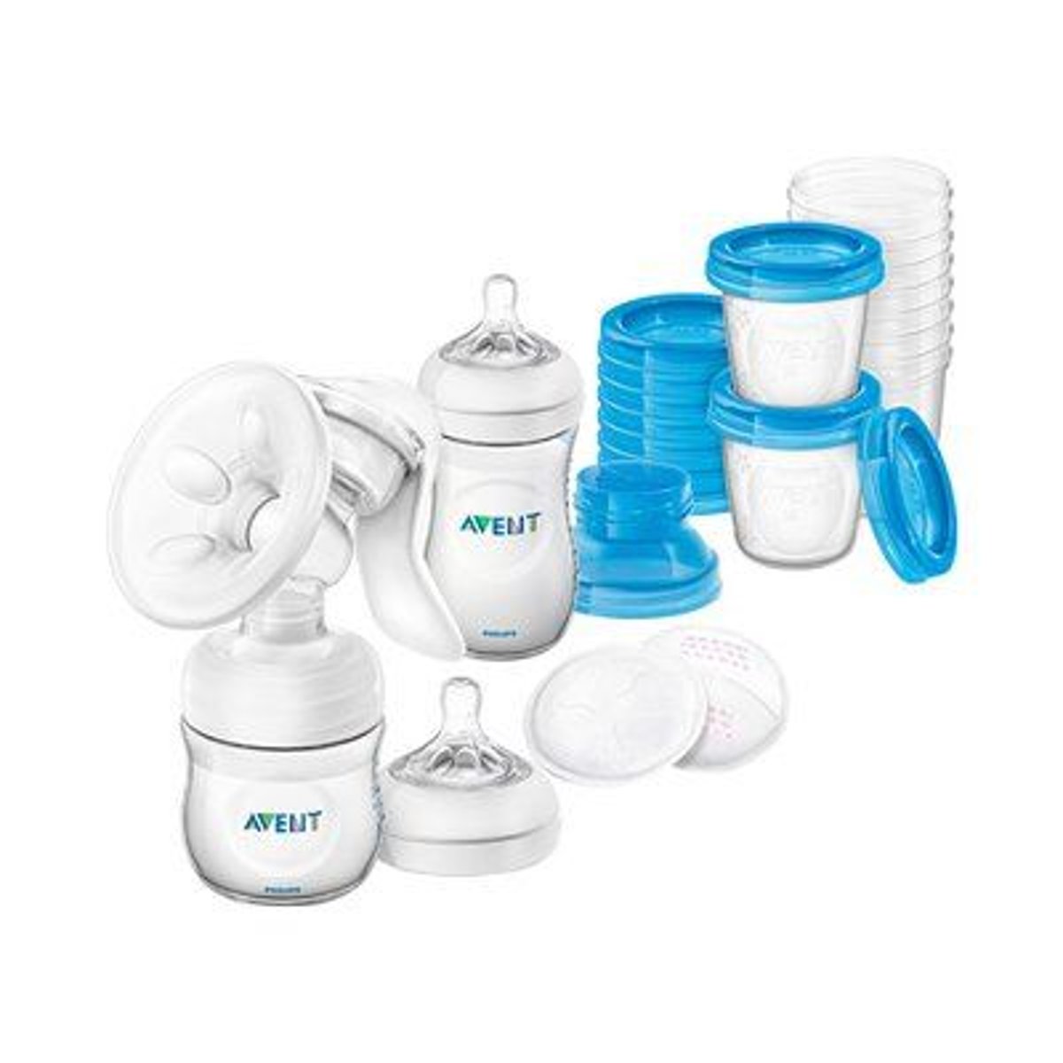 PHILIPS AVENT L’ensemble d’allaitement avec tire-lait manuel, SCD221/00, avec...