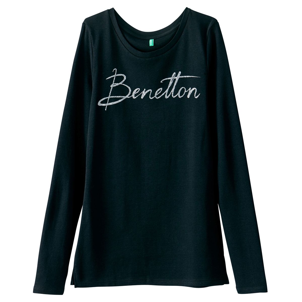 Tee shirt col rond, manches longues