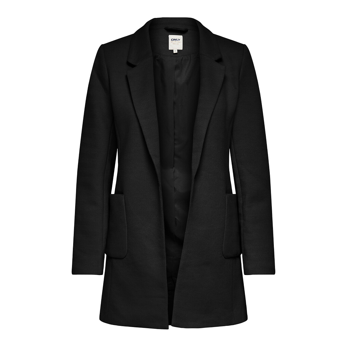 Жакет ONLY Длинный пиджачный воротник XL черный, размер XL - фото 3