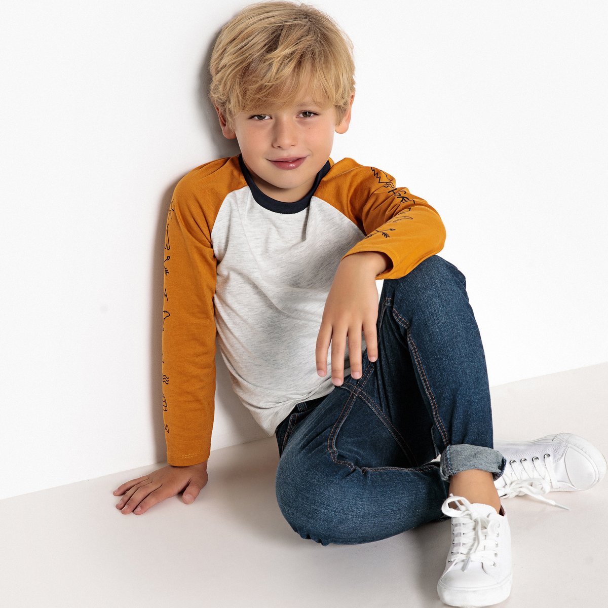 

Футболка с длинными рукавами 3-12 лет