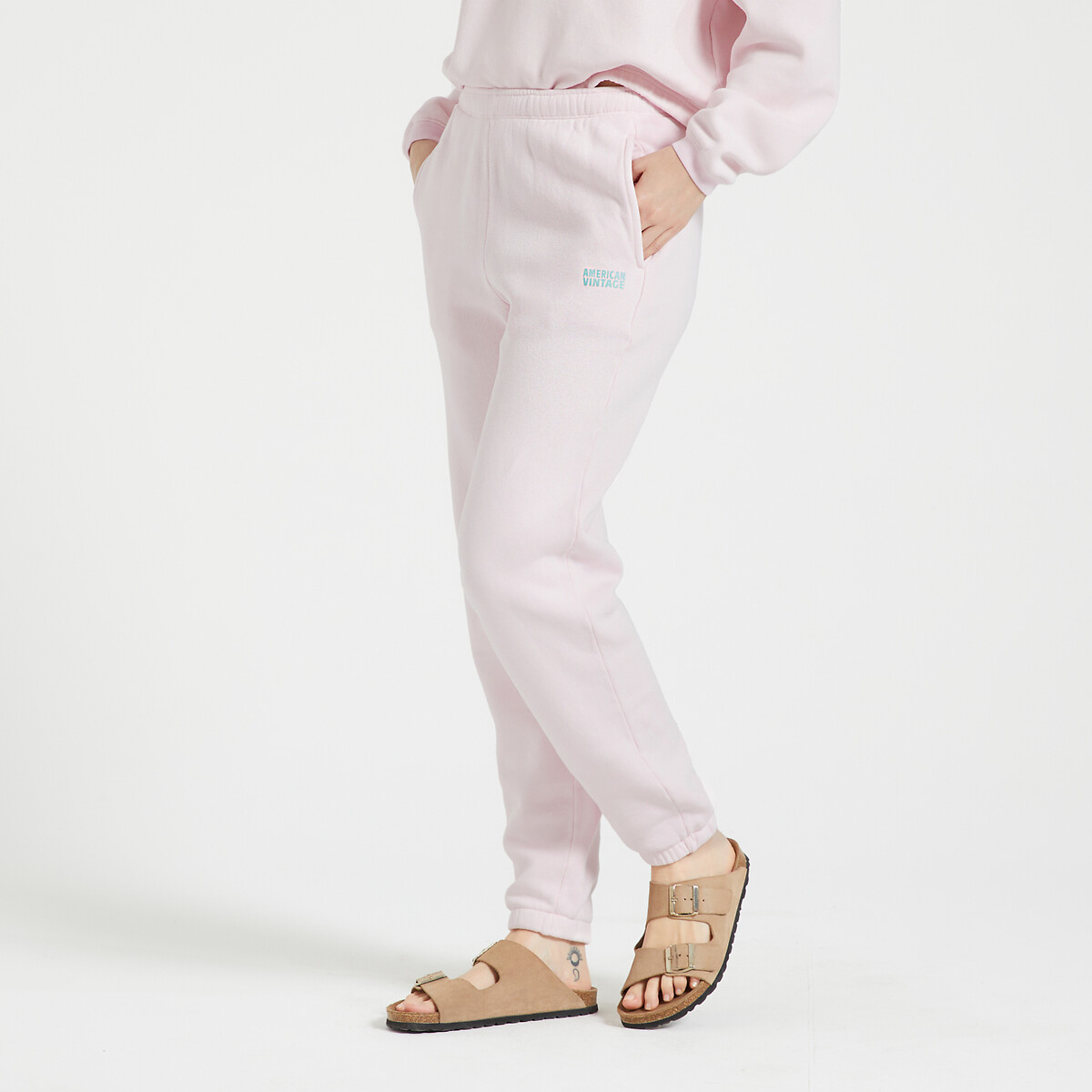 Брюки-джоггеры IZUBIRD L розовый брюки джоггеры из мольтона вставки с воланами 2 года 86 см синий