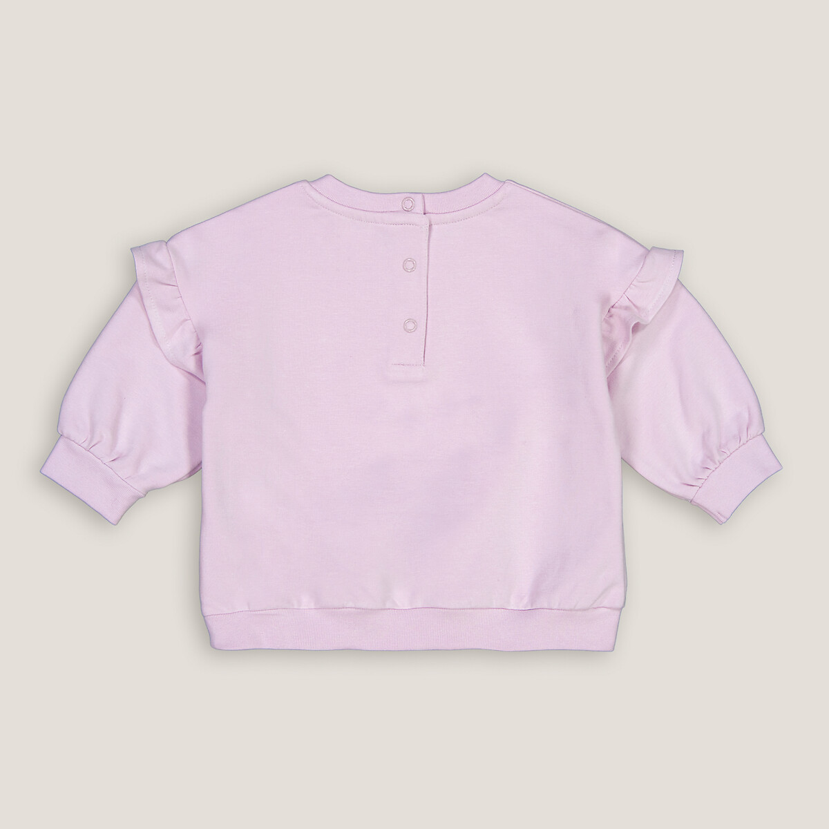 Свитшот С круглым вырезом из мольтона с цветочным принтом спереди 5 лет - 108 см розовый LaRedoute, размер 5 лет - 108 см - фото 4