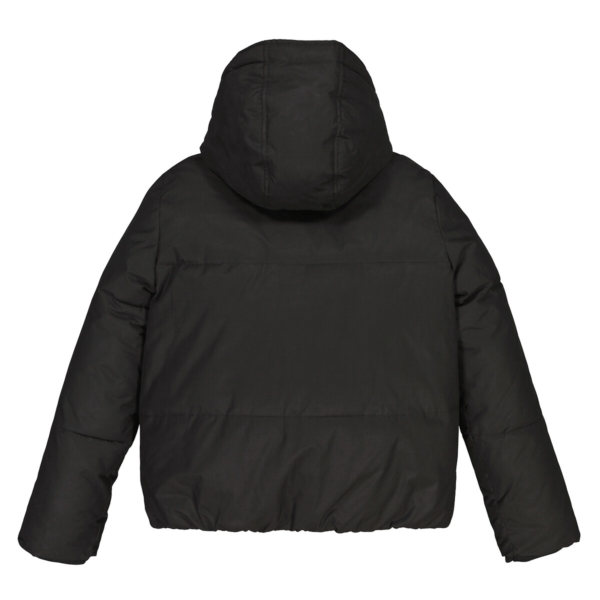 Куртка Стеганая утепленная с капюшоном 16 лет - 162 см черный LaRedoute, размер 16 лет - 162 см - фото 4