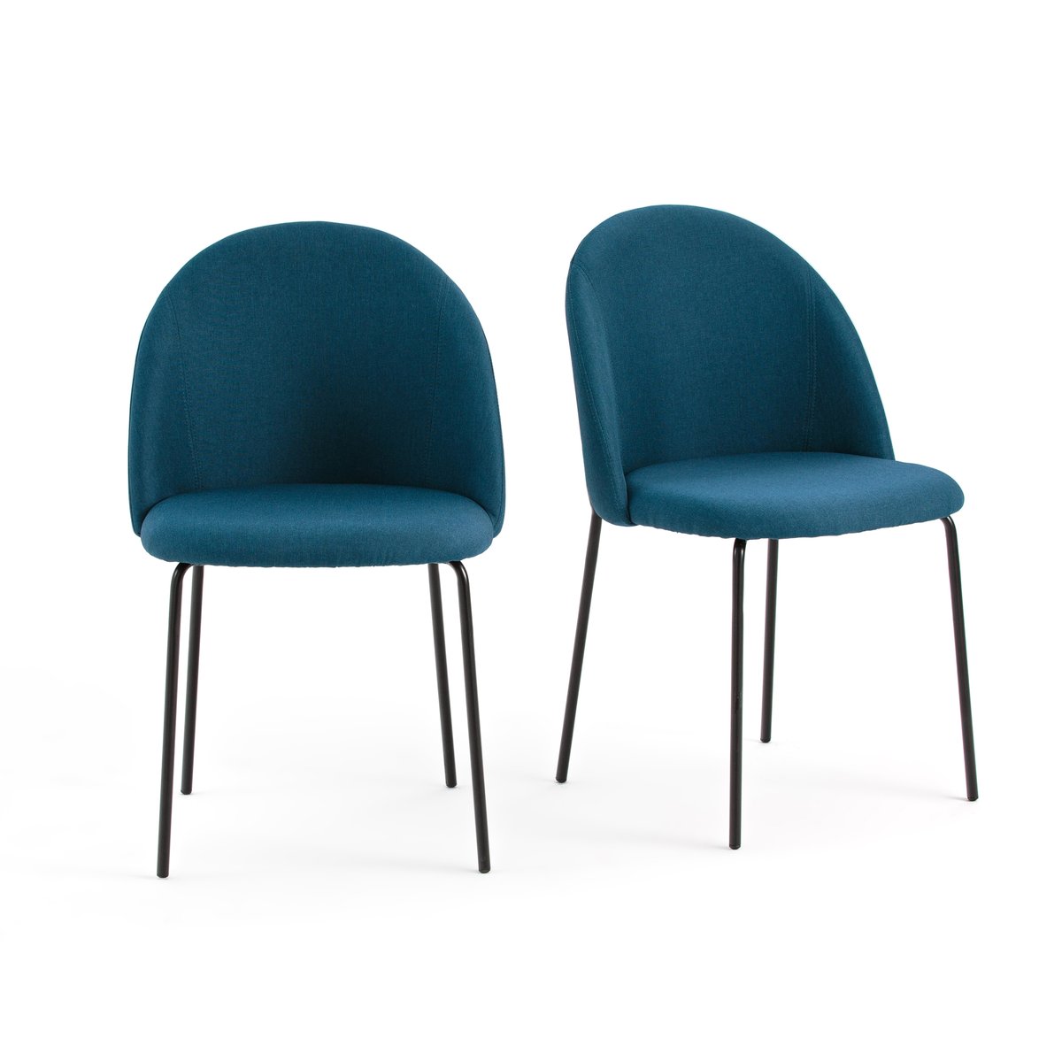 Комплект из 2 стульев NORDIE La Redoute единый размер синий цена и фото