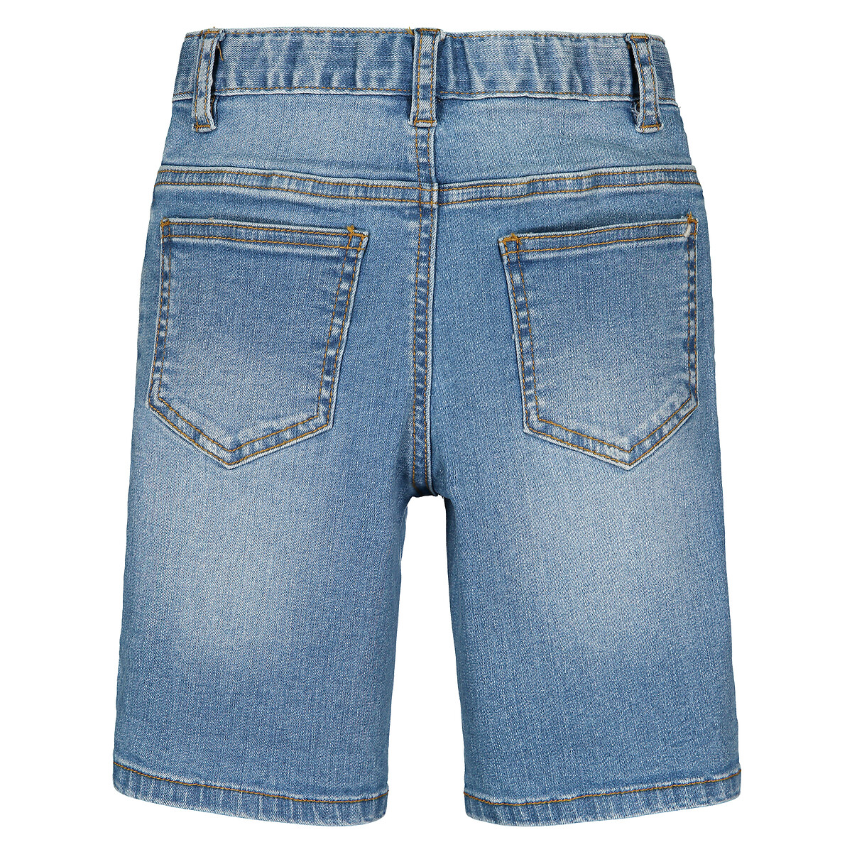 Бермуды Из джинсовой ткани 12 синий LaRedoute, размер 12 - фото 4