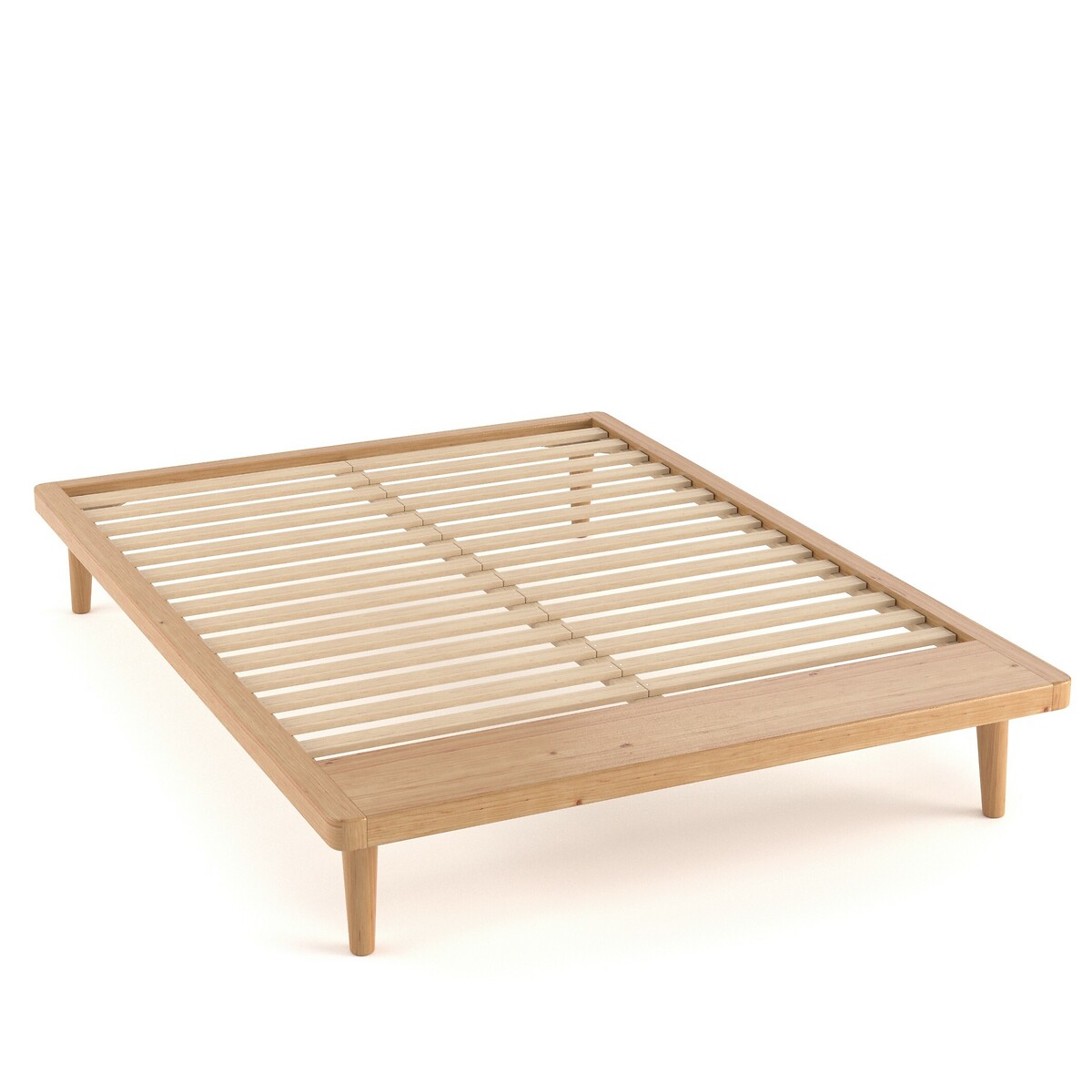 Кровать La Redoute С платформой из массива сосны  кроватное основание Jimi 160 x 200 см каштановый, размер 160 x 200 см - фото 4
