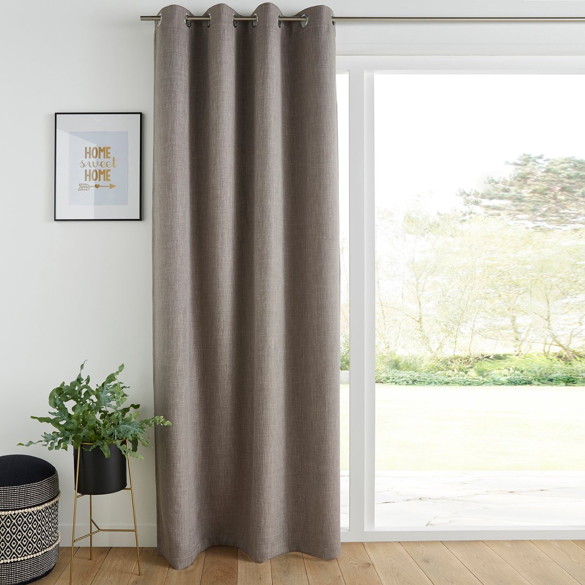 Image of Excurie Single Blackout Curtain with Eyelets