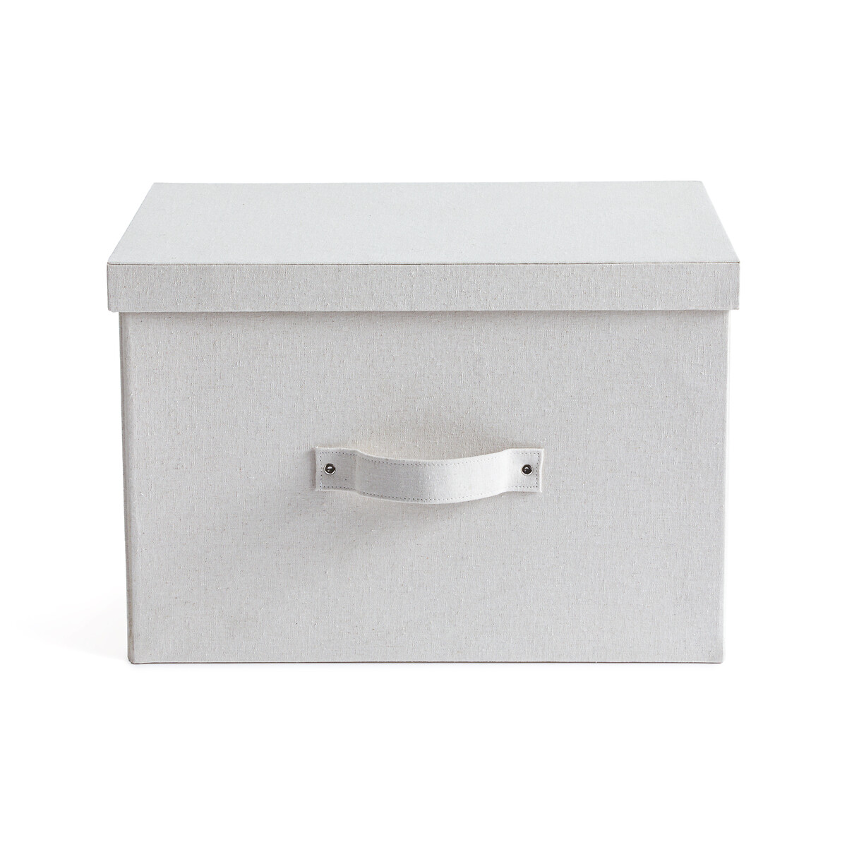 Коробка LaRedoute Коробка Для хранения из льна Lisandre единый размер бежевый