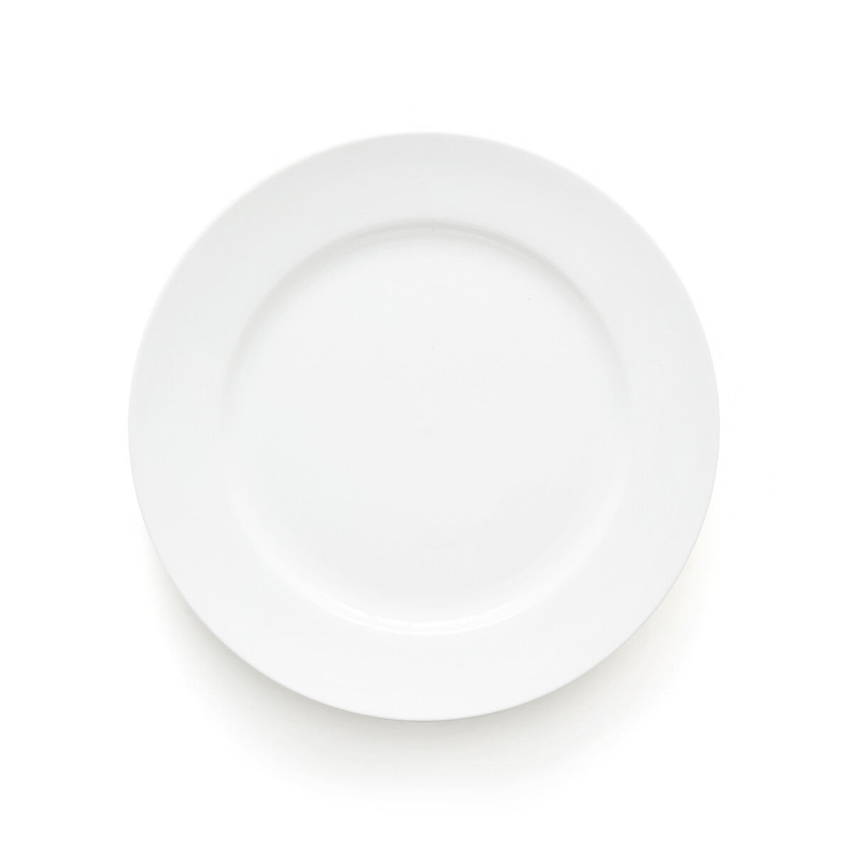 Комплект из четырех плоских тарелок из фарфора Ginny единый размер белый комплект из четырех тарелок плоских из керамики rusty единый размер каштановый