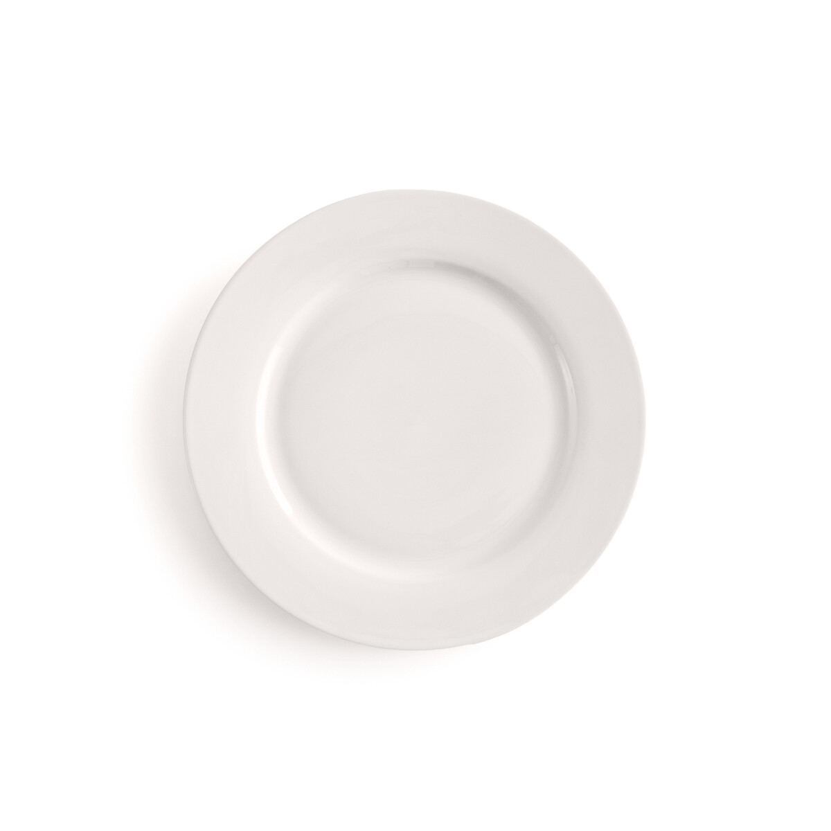 Комплект из 4 плоских тарелок Из фарфора Ginny единый размер белый