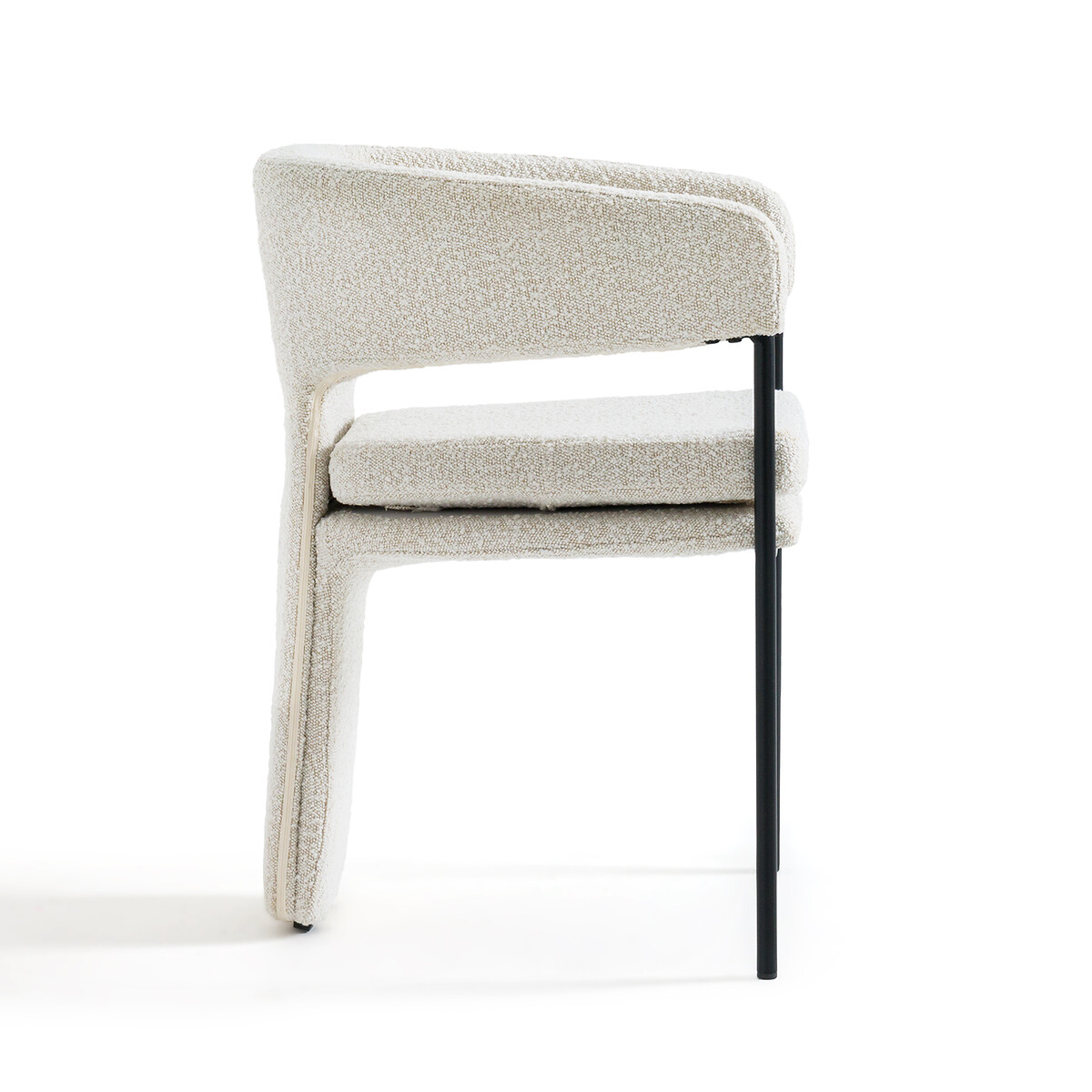 Кресло LA REDOUTE INTERIEURS Для столовой из малой пряжи Palazzo единый размер бежевый - фото 3