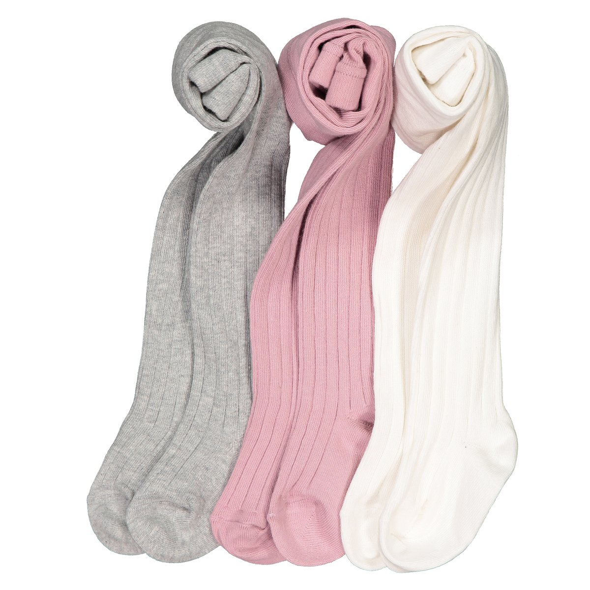 

Комплект из 3 однотонных колготок LaRedoute, Красный, В рубчик 1518-2326 15/18 красный
