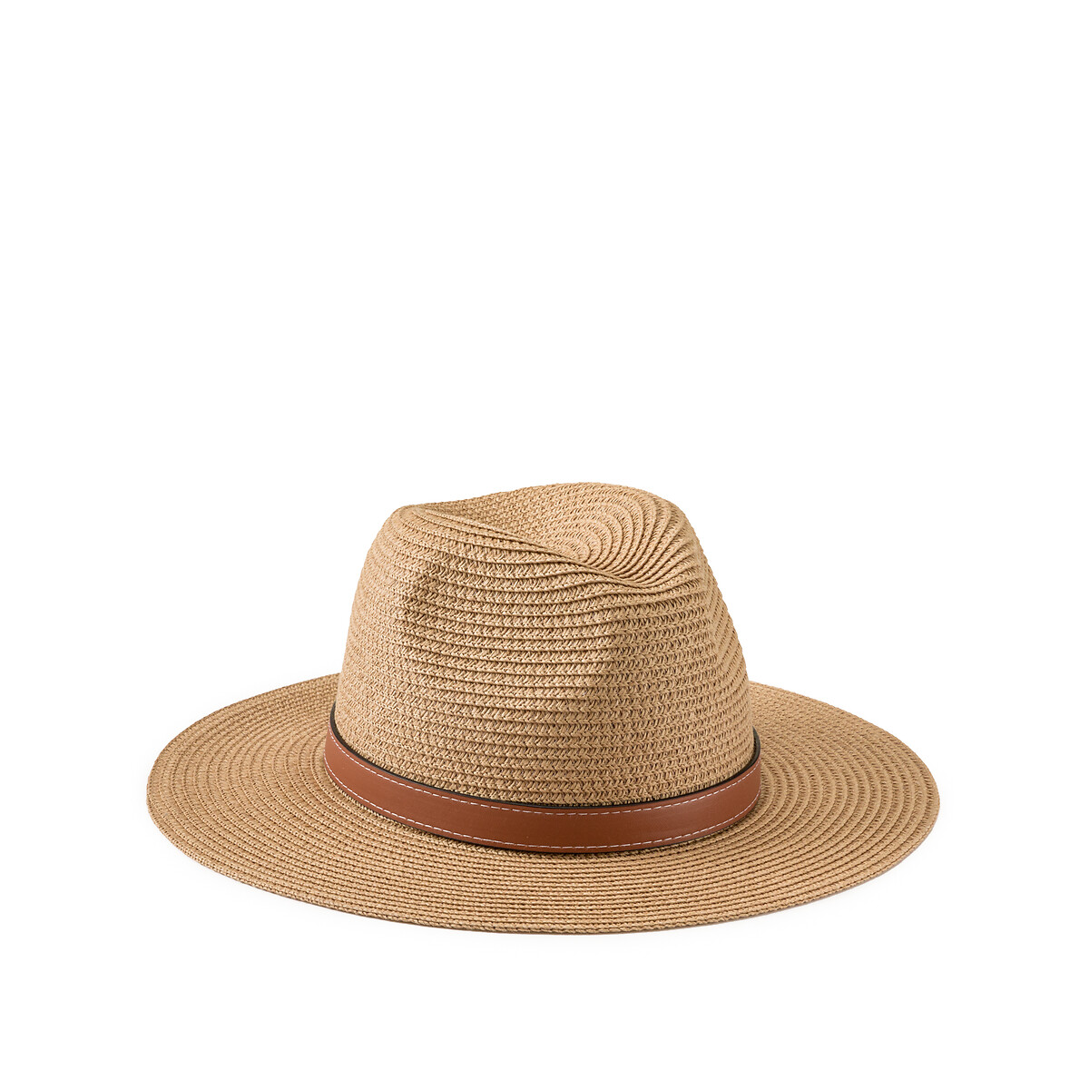 Шляпа LA REDOUTE COLLECTIONS Из соломы UNI бежевый, размер UNI
