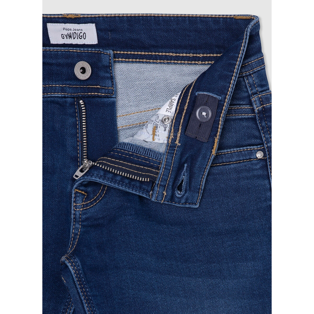 Шорты Из джинсовой ткани 14 синий LaRedoute, размер 14 - фото 3