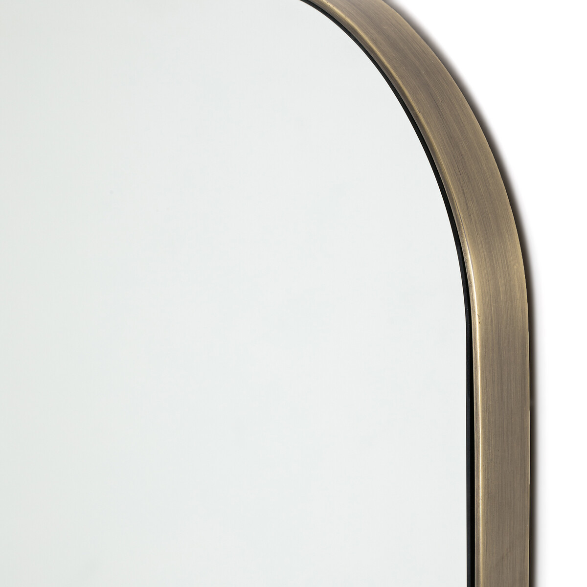 Зеркало LaRedoute С отделкой металлом под состаренную латунь В140 см Caligone единый размер золотистый - фото 3