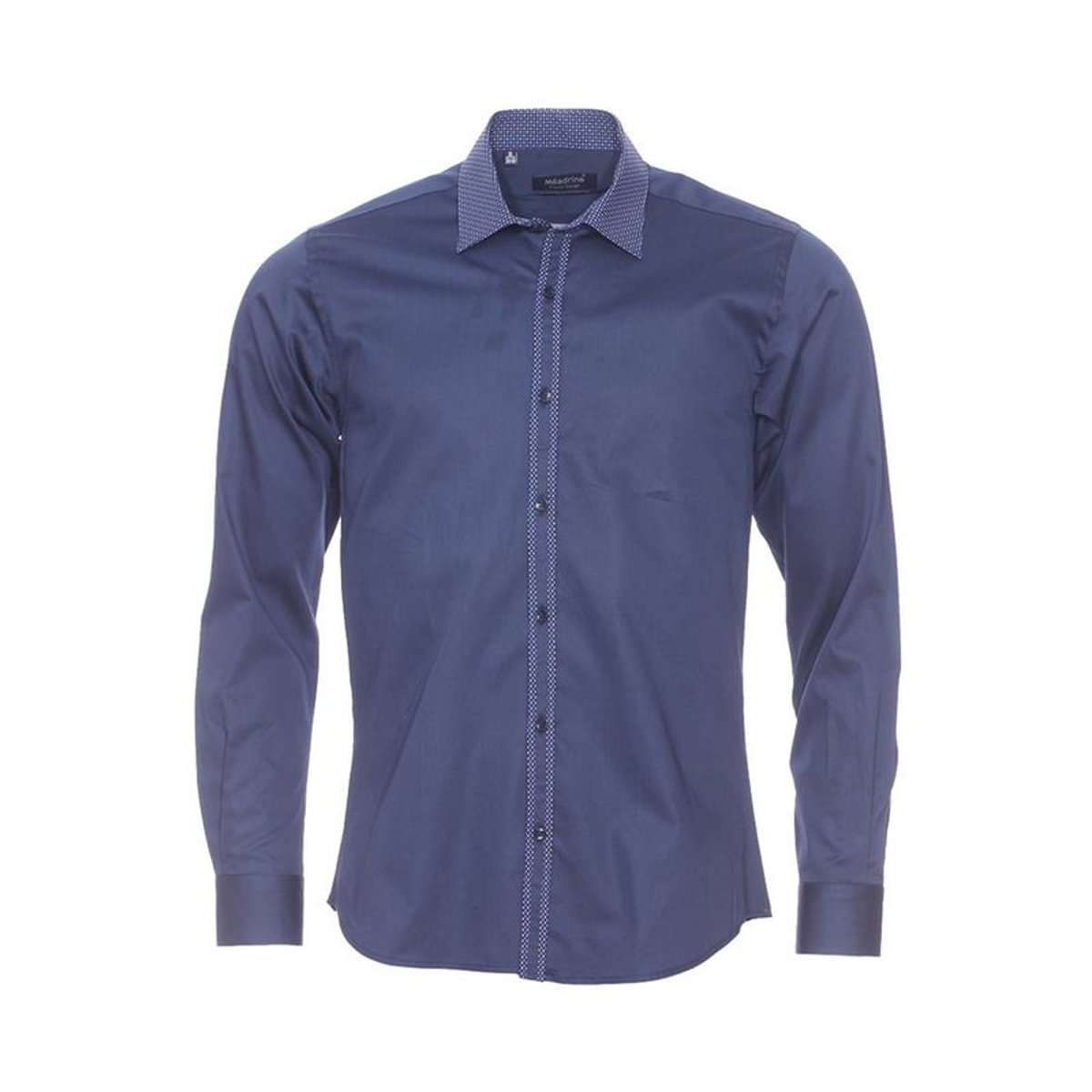 Chemise cintrée , col à pois