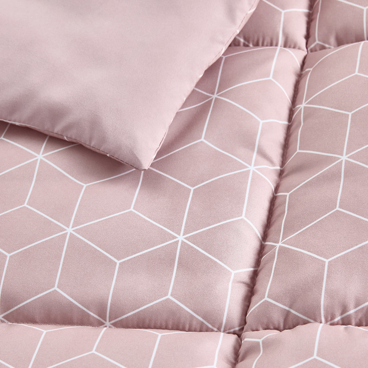 Одеяло La Redoute С рисунком Decio 140 x 200 см розовый, размер 140 x 200 см - фото 3