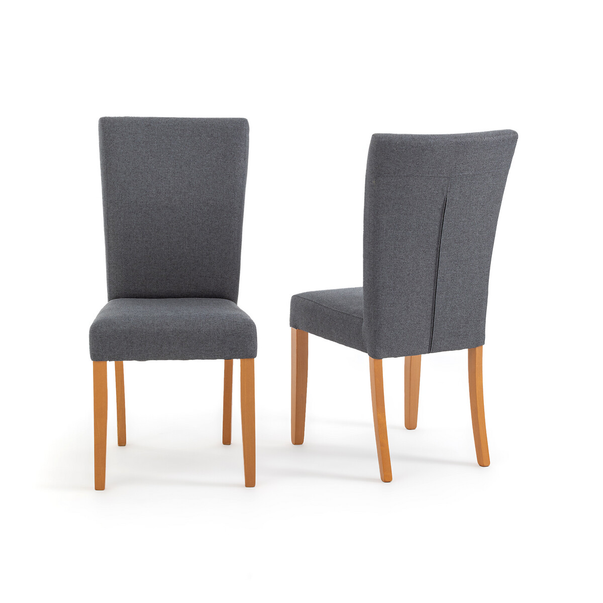 Комплект из 2 стульев, Dario LaRedoute La Redoute единый размер серый - фото 3