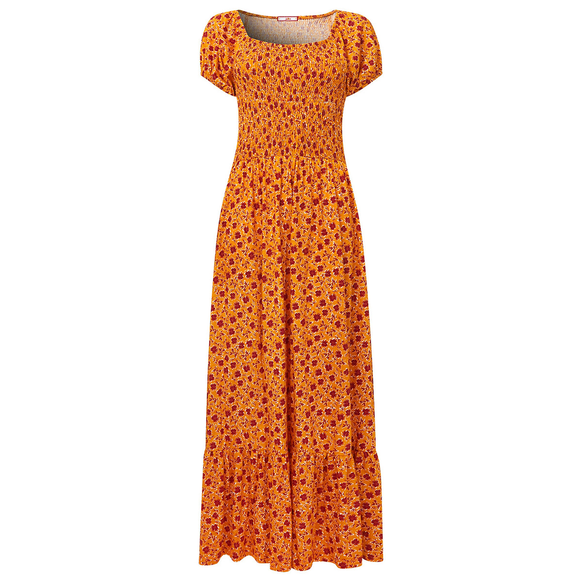 Платье JOE BROWNS С принтом верх со сборками длина миди 42 желтый, размер 42 - фото 5